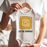 Little Ravioli Infant Bodysuit Adorable Italian Heritage Baby Clothes Pasta Lover Outfit Vêtements bébé