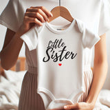 Little Sister Baby Bodysuit Cute Newborn Outfit for Girls Vêtements bébé