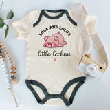 Funny Filipino Pinoy Food Pun Baby Bodysuit Pinoy Lechon theme Baby sleepers