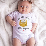 Lola and Lolo's little Siopao Steamed Pork Buns Baby Bodysuit Food Pun Baby clothes Funny Pinoy Food Theme