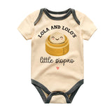 Lola and Lolo's little Siopao Steamed Pork Buns Baby Bodysuit Food Pun Baby clothes Funny Pinoy Food Theme