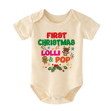 My First Christmas with Lolli and Pop Cute Cozy Newborn Infant Baby Boy Girl Clothes