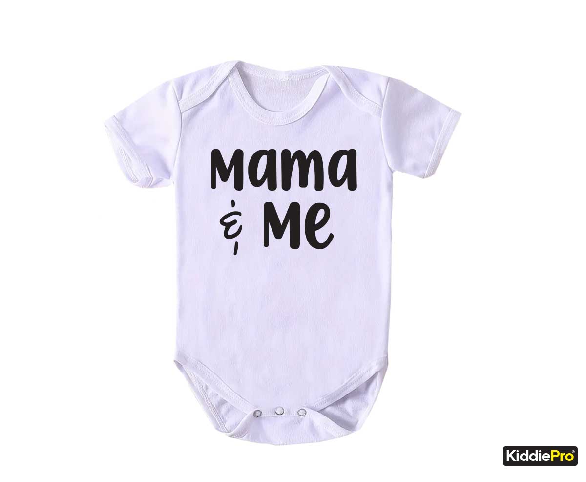 Mama and me Baby bodysuit Mother and Daughter/Son Bond One-Piece Baby Bodysuit