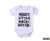 Massi's little rockstar baby bodysuit Musical Bond with Massi Baby Rocks baby sleeper