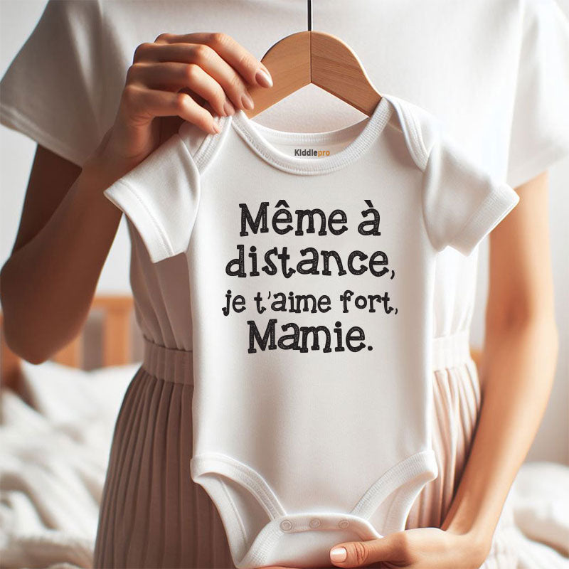 French Grandmother Personalized Baby Clothes Body Bébé Annonce Grossesse Cadeau Futur Grand-Mère Vêtements bébé
