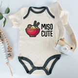 Miso Cute Baby Bodysuit Food Pun Foodie Family Adorable Japanese Cuisine Cute Design Baby Clothes Humorous, Infant Apparel