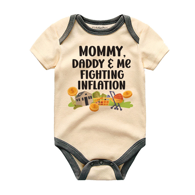 Cute Funny Comical Cheeky Baby Bodysuit with Sayings Mommy Daddy and Me Custom Baby Boy Girl Clothes Pregnancy announcement shirt Personalized Newborn Gifts