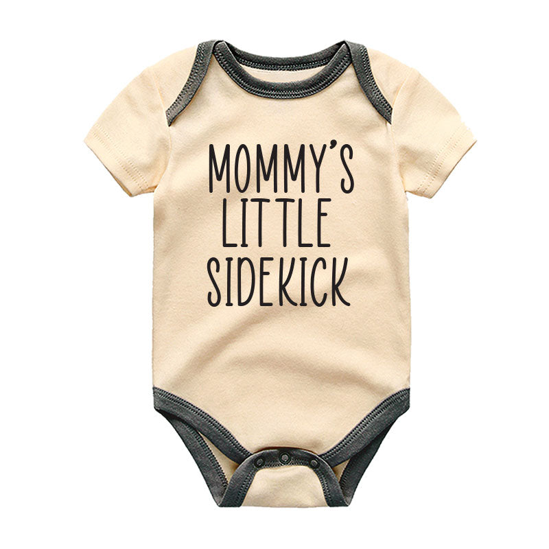 Mommy’s Little Sidekick Cute Baby Bodysuit Adorable Newborn Outfit Unisex infant clothing