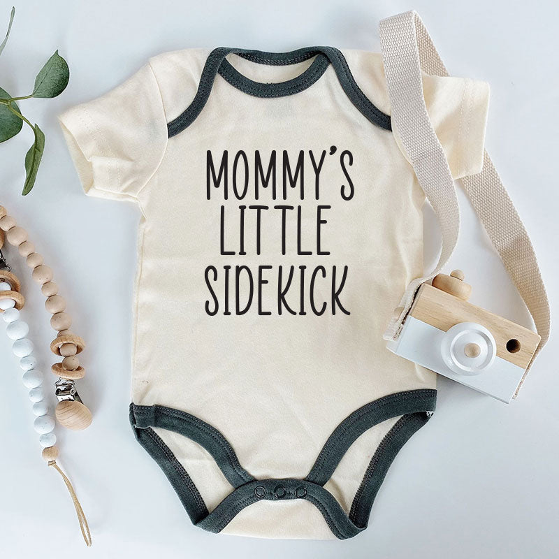 Mommy’s Little Sidekick Cute Baby Bodysuit Adorable Newborn Outfit Unisex infant clothing
