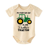 Farm Tractor Baby bodysuit Daddy's Farm Tractor Baby clothes Farmer outfit Funny Baby Gift