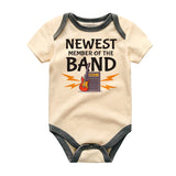 Future Rock Star Baby Bodysuit Newest Band Member Baby Boy Girl Outfit Music Lover Newborn Outfit Guitar themed baby clothes Unique Personalized Newborn Gift