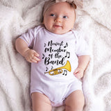 Cute Future Trumpet Player Baby Clothes Family Musician Gift Trempet brass wind musical instrument shirt Newest member of the band Baby boy girl outfit