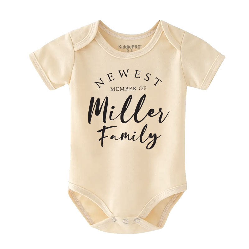 Custom Baby Name bodysuit Personalized Newborn Outfit Customizable Baby Bodysuit Newborn Outfit with Custom Name Unisex Newborn Gift and Keepsakes