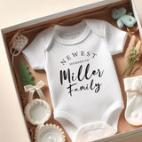 Custom Baby Name bodysuit Personalized Newborn Outfit Customizable Baby Bodysuit Newborn Outfit with Custom Name Unisex Newborn Gift and Keepsakes