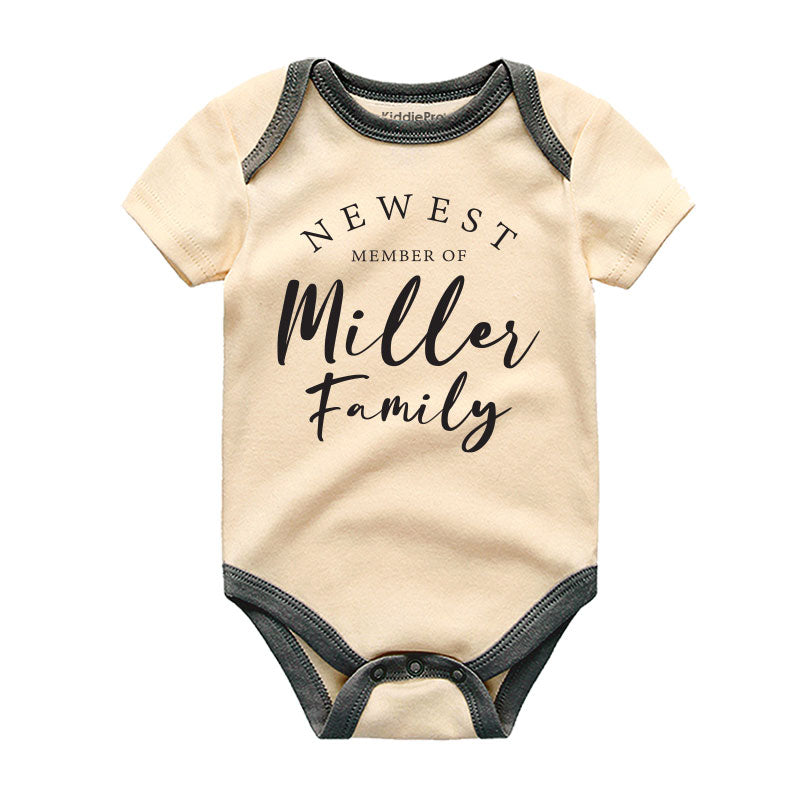 Custom Baby Name bodysuit Personalized Newborn Outfit Customizable Baby Bodysuit Newborn Outfit with Custom Name Unisex Newborn Gift and Keepsakes