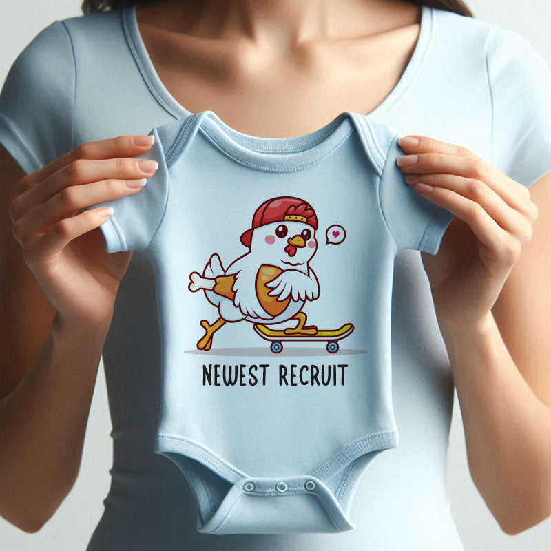 Newest Recruit Baby Bodysuit Cute Infant Outfit Personalized newborn baby clothes Vêtements bébé