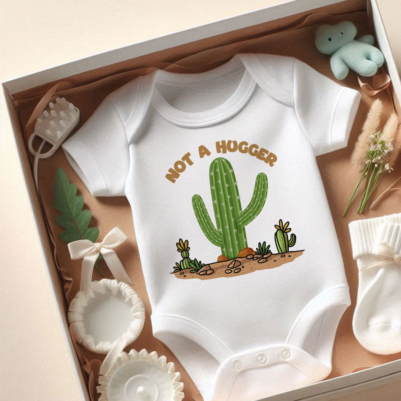 Cute Funny Sarcastic Baby Clothes Cactus Outfit Custom Baby Boy Girl Bodysuit Newborn Gift Pregnancy Announcement Shirt