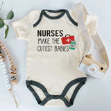 Nurses makes the cutest babies Nurse baby bodysuit healthcare provider Funny baby clothes, Baby gift