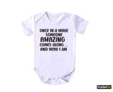 Cute Infant Baby Clothes Baby announcement Baby shower Gift Cute Baby bodysuit