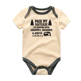 Family Vacation Travel Baby boy girl Clothes outdoor shirt camping buddy romper custom unisex bodysuit newborn gift
