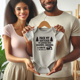 Family Vacation Travel Baby boy girl Clothes outdoor shirt camping buddy romper custom unisex bodysuit newborn gift