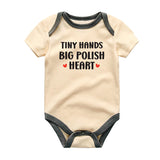 Tiny Hands Polish Outfit Pastry Bakery Romper heritage cultural baby bodysuit