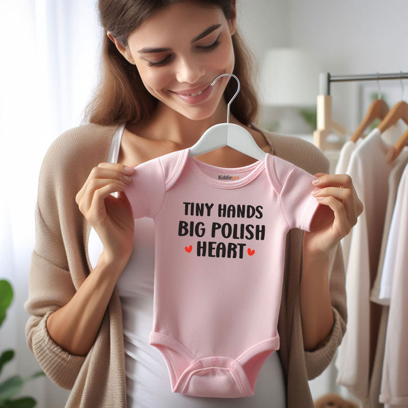 Tiny Hands Polish Outfit Pastry Bakery Romper heritage cultural baby bodysuit