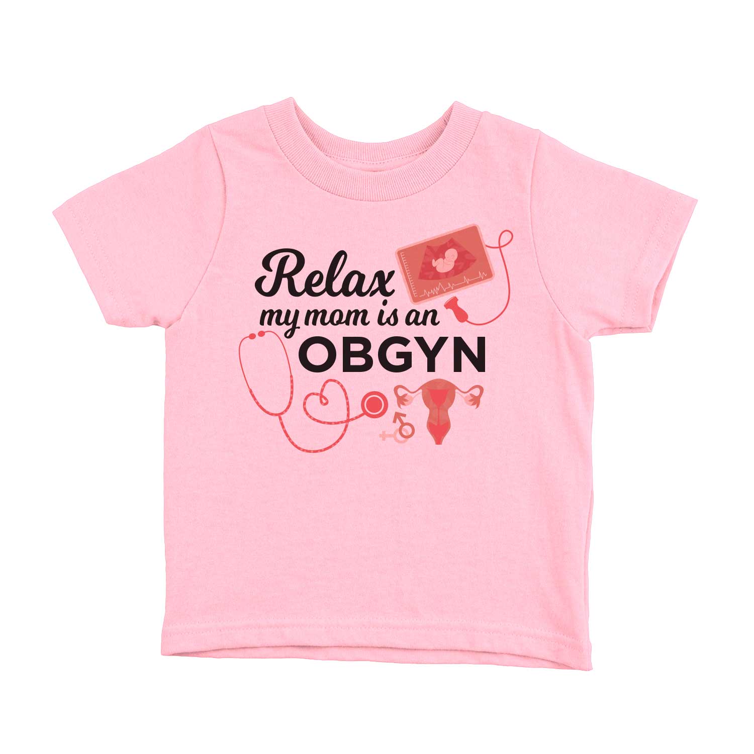 Relax my mom is an OBGYN Baby Bodysuits