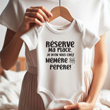 French grandparents baby reveal clothes Mémère et pépère Barboteuse Bébé Drôle Cadeau Naissance Grand-Parents