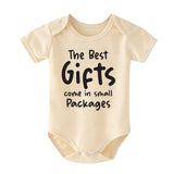 The best gifts come in small packages Cute Adorable Newborn Infant Baby Boy Girl Bodysuit Coming Soon Miracle Baby Clothes Homecoming Outfit Pregnancy Announcement shirt