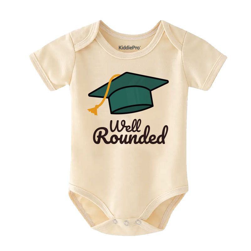 Well rounded baby graduation gift newborn photoshoot outfit
