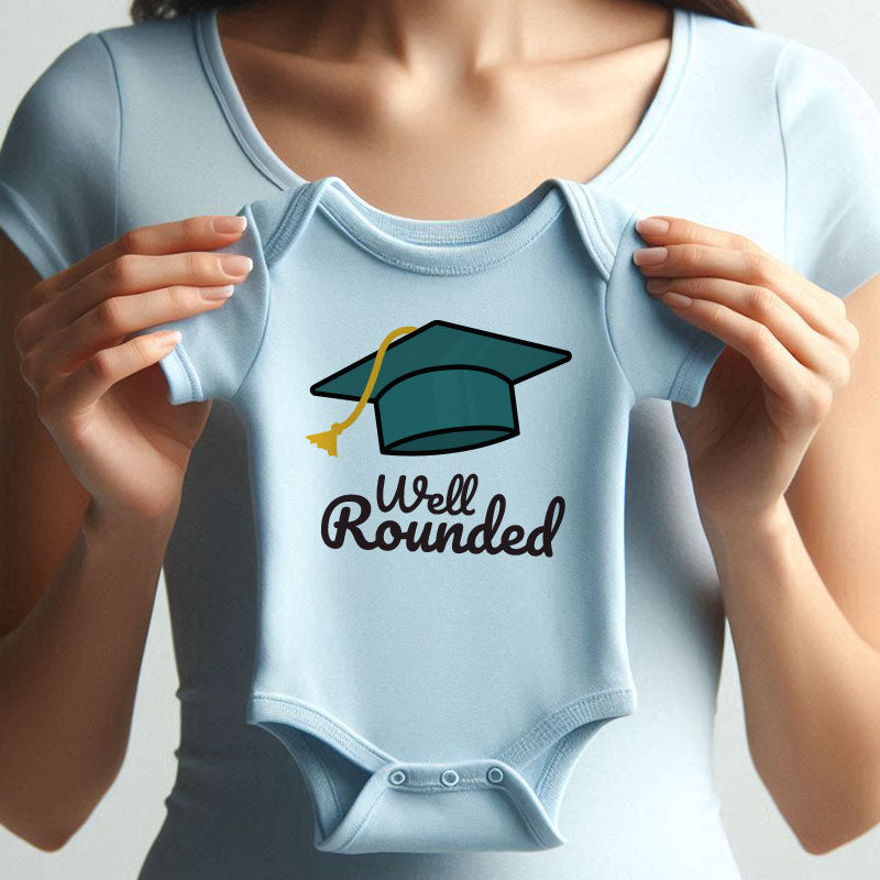 Well rounded baby graduation gift newborn photoshoot outfit