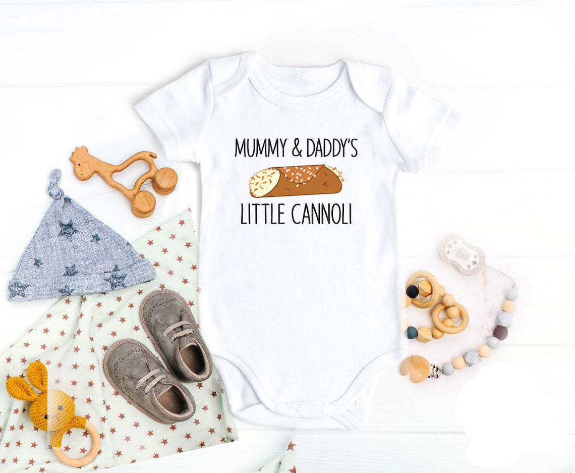 KiddiePro Little Cannoli baby bodysuit